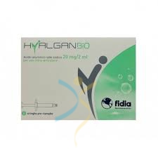 Fidia Farmaceutici Flacone Per Siringa Intra-articolare 20mg 2 Ml