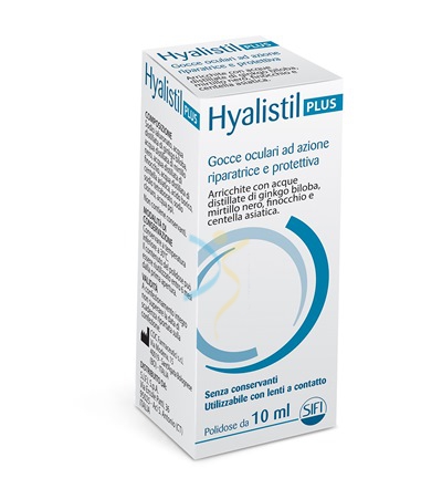 SIFI Linea Dispositivi Medici Hyalistil Plus Collirio Rinfrascante Flacone 10 ml