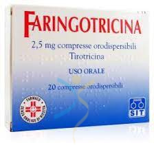 Faringotricina 2,5 Mg Compresse Orodispersibili 20 C0mpresse In Blister Pvc/Al