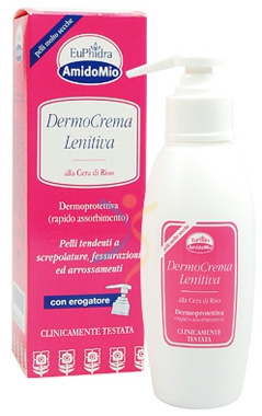 EuPhidra Linea AmidoMio DermoCrema Lenitiva Amido di Riso Pelli Sensibili 100 ml