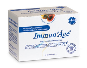 ImmunAge Linea Intergatori Rigeneranti Papaya Liofilizzata 30 Buste Orosolubili