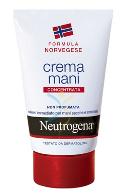 Neutrogena Linea Mani Crema Concentrata Nutriente Senza Profumo 75 ml