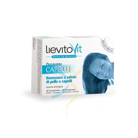 LievitoVit Linea Programma Capelli Lievito e Cistina Integratore 30+30 Compresse