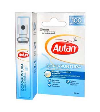 Autan Linea Dopo-Puntura Trattamento Delicato e Lenitivo Punture e Meduse 25 ml