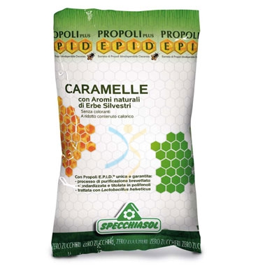 Specchiasol Linea Difesa e Benessere EPID 24 Caramelle alle Erbe Silvestri