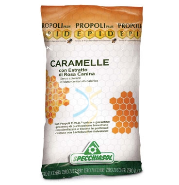 Specchiasol Linea Difesa e Benessere EPID 24 Caramelle Rosa Canina e Arancia