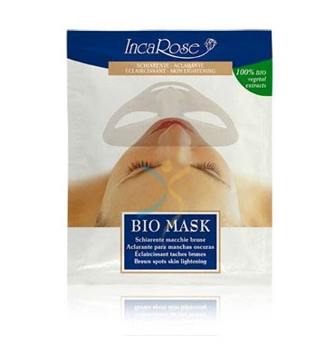 Incarose Linea Bio Mask Alghe Schiarente Macchie Brune Maschera Viso Monouso