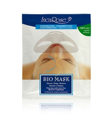 Incarose Linea Bio Mask Alghe Super-Idratante Maschera Viso Monouso