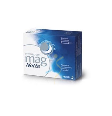 Sanofi Aventis Linea Vitamine e Minerali Mag Notte Integratore 24 Buste Agrumi