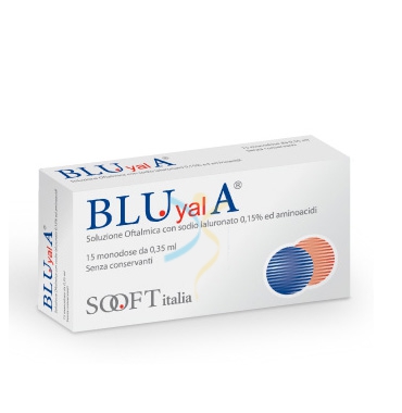 Sooft Italia Linea Salute degli Occhi Bluyal A Lacrime Collirio 15 Flaconcini