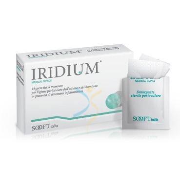 Sooft Italia Linea Salute degli Occhi Iridium 20 Garze Cotone Decongestionanti