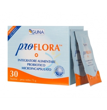 Guna Linea Intestino Sano proFLORA Integratore Alimentare Probiotico 30 Buste