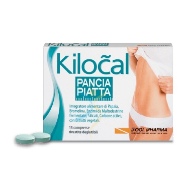 Kilocal Linea Intestino Sano Pancia Piatta Integratore Alimentare 15 Compresse