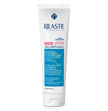 Rilastil Linea Sicurphase Pelli Sensibili Reattive Gel Crema Detergente 250 ml