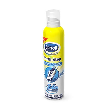 Scholl Linea Sudorazione Piedi Fresh Step Trattamento Deodorante Scarpe 150 ml