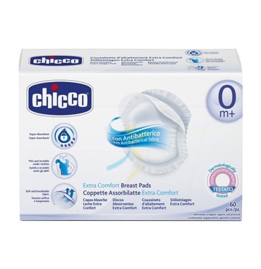 Chicco Linea Mamma Allattamento e Gravidanza 60 Coppette Assorbilatte