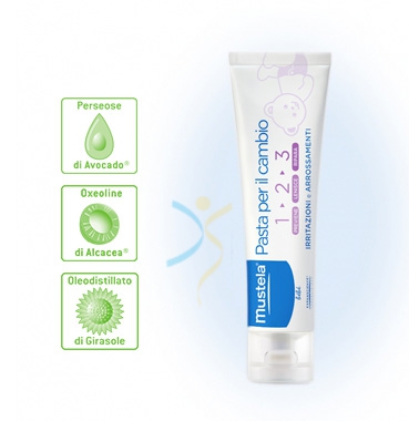 Mustela Linea Cambio Pannolino Pasta Cambio 123 Lentiva Protettiva 50 ml