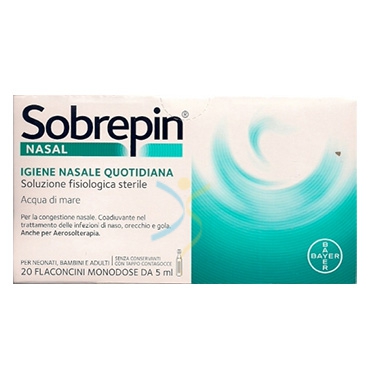 Sobrepin Nasini Linea Pulizia e Salute del Naso Nasal Soluzione 20 Fiale 5 ml