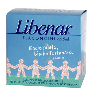 Libenar Linea Pulizia e Salute del Naso Soluzione Fisiologica 15 Flaconcini 5 ml