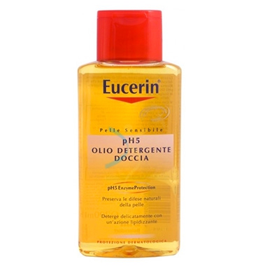 Eucerin Linea Pelle Sensibile pH5 Olio Detergente Doccia Delicato Lenitivo 400ml