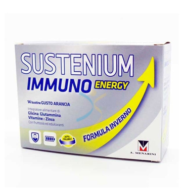 Menarini Linea Sustenium Immuno Energy Integratore Alimentare 14 Buste Arancia
