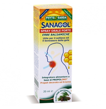 Phytogarda Linea Rimedi Naturali Sanagol Propoli Spray Forte Balsamico 20 ml