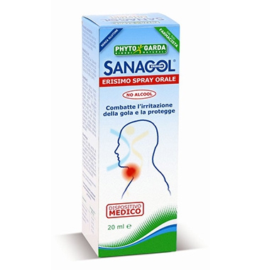 Phytogarda Linea Rimedi Naturali Sanagol Erisimo Spray Senza Alcool 20 ml