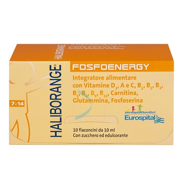 Eurospital Linea Vitamine Minerali Haliborange Fosfoenergy 10 Flaconcini 10 ml