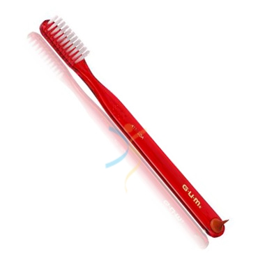 GUM Linea Igiene Dentale Quotidiana Classic 410 Spazzolino Medio Compatto