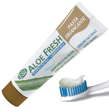 Esi Linea Igiene Orale Aloe Fresh Dentifricio Pasta Sbiancante Liquirizia 100 ml