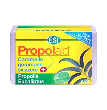 Esi Linea Protezione Inverno PropolAid Caramelle Gommose Svizzere 50 g Eucalipto