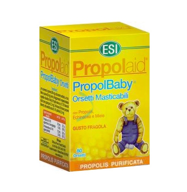 Esi Linea Protezione Inverno PropolAid PropolBaby Orsetti 80 Compresse Masticab