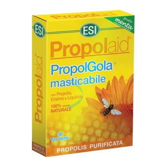 Esi Linea Protezione Inverno PropolAid PropolGola 30 Tavolette Masticabili Menta