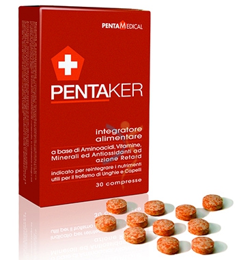 Pentamedical Linea Bellezza e Salute Unghie Pentaker Integratore 30 Compresse