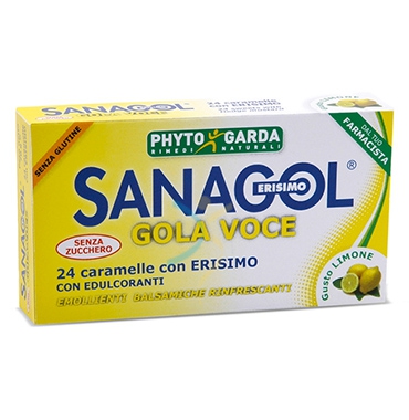 Phytogarda Linea Rimedi Naturali Sanagol Erisimo Caramelle Gusto Limone