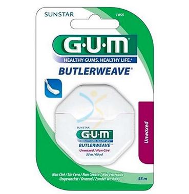 GUM Linea Igiene Dentale Quotidiana Butlerweave Filo Interdentale NonCerato 1055