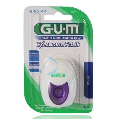 GUM Linea Igiene Dentale Quotidiana Expanding Floss Filo Interdentale Cerato