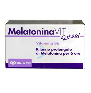 Marco Viti Linea Sonno e Relax Melatonina Retard 1mg Integratore 60 Compresse