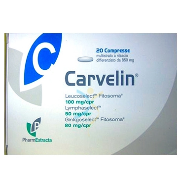 PharmExtracta Linea Sistema Venoso Carvelin Integratore Alimentare 20 Compresse