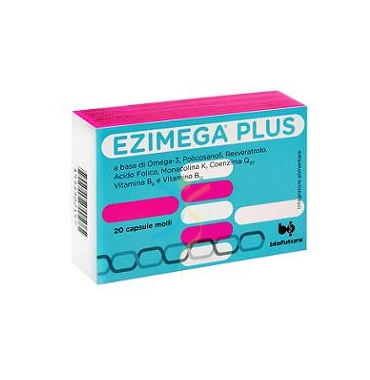 Biofutura Linea Colesterolo e Trigliceridi EZIMEGA PLUS Integratore 20 Capsule
