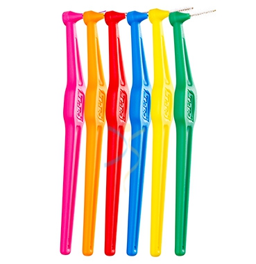 TePe Linea Cura Dentale Quotidiana 6 Scovolini Angolati 0,70 Colore Giallo