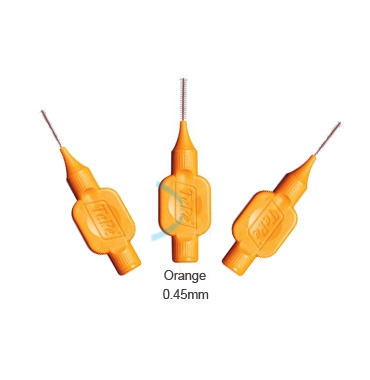 TePe Linea Cura Dentale Quotidiana 6 Scovolini Interdentali 0,45 Colore Arancio