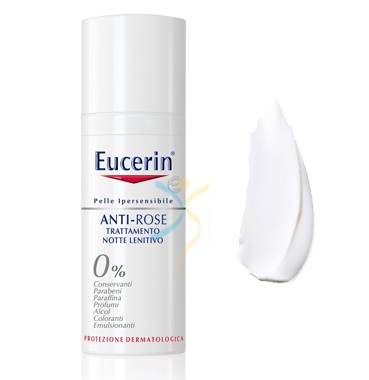 Eucerin Linea Pelli Ipersensibili Anti-Rose Notte Trattamento Lenitivo 50 ml