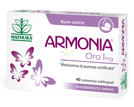 Nathura Linea Sonno e Serenit Armonia Oro Integratore 40 Compresse Sublinguali