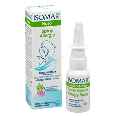 Isomar Linea Pulizia e Salute del Naso Isomar Spray Allergie Acqua di Mare 30 ml