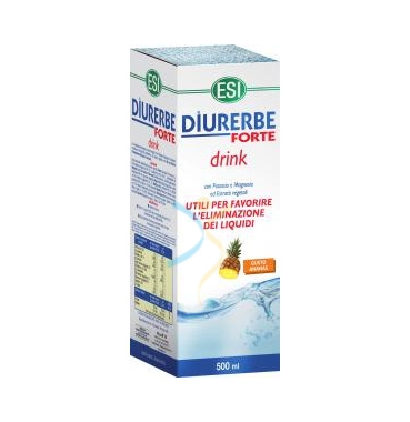Esi Linea Drenante Depurativa Diurerbe Forte Integratore Soluzione 500 ml Ananas
