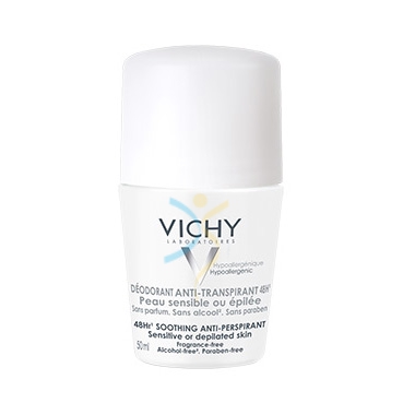 Vichy Linea Deo Deodorante Delicato Roll-on per Pelli Sensibili o Depilate 50 ml