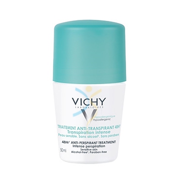 Vichy Linea Deo Anti-Traspirante Deodorante Roll-on con Sali Di Alluminio 50 ml