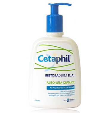 Cetaphil Linea Pelli Sensibili RestoraDerm Fluido Ultra Idratante Corpo 470 ml