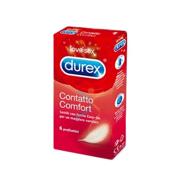 Durex Linea Feeling Contatto Comfort Profilattici Confezione con 6 Profilattici